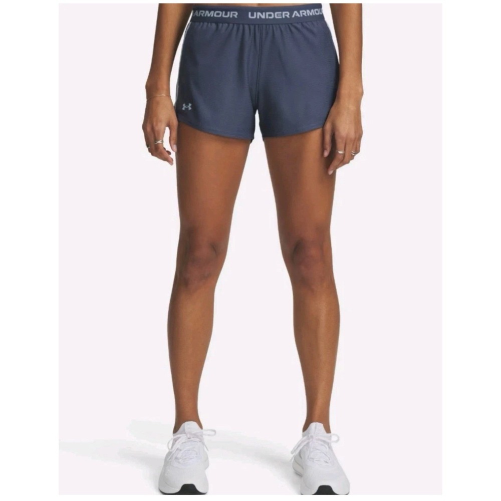 Under Armour tech play up 3" shorts with pockets Gray/Harbor size 2XL